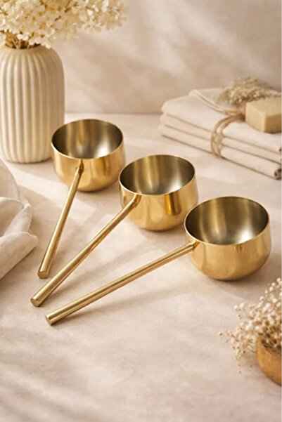 Kitchen Beauty Gold Paslanmaz Çelik Sosluk Isıya Dayanıklı Sütlük Saplı Benma...