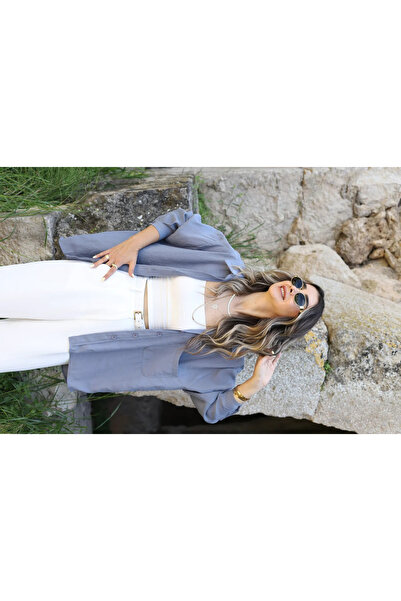 bytugcekaya Індиго віскоза стандартна сорочка