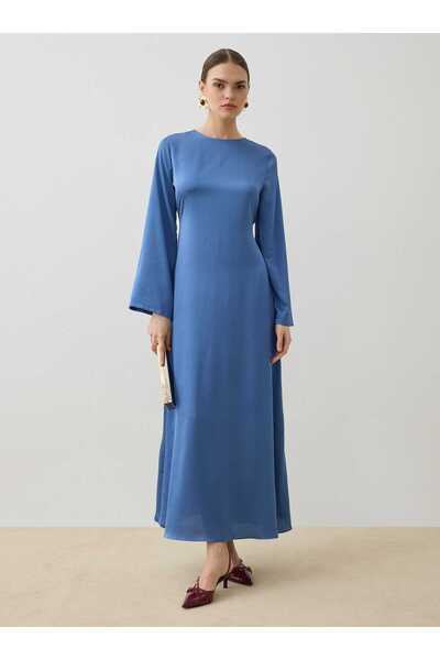 Refka Haljina sa vezanim detaljima u struku - Galaksija plava -