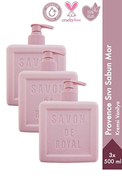 Savon De Royal Provence Luxury Sıvı Sabun Mor 500 ml 3 Adet | Kremsi Vanilya ...