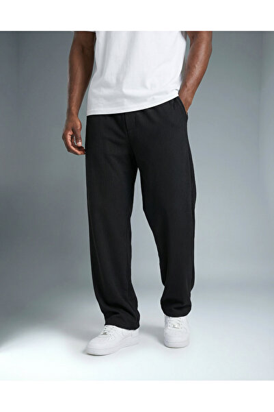 KHAYN ERKEK FİTİLLİ BAGGY LASTİK BEL BOL PAÇA PANTALON K2026P