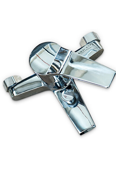 Çeviksu Mercury Mix Bathroom Faucet – Chrome Plated Hot and Cold Water Tap