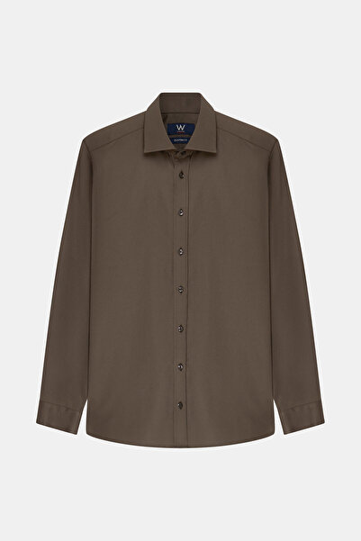 W Collection SATEN KLASİK GÖMLEK
