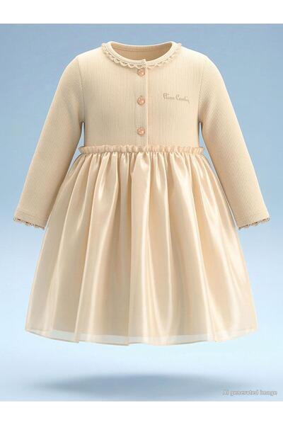 Pierre Cardin 6-18 Ay Elbise - Pudra