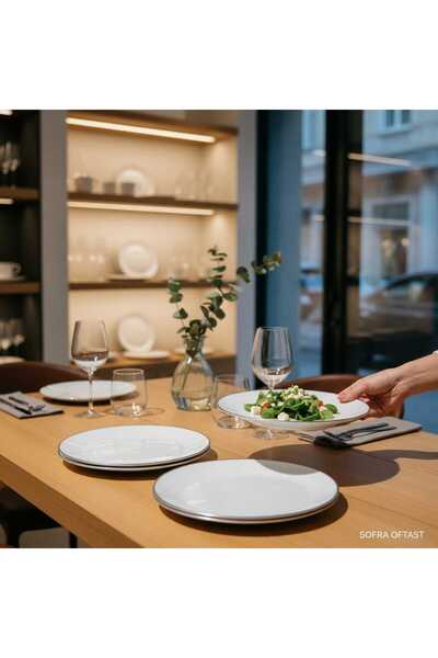 IKEA Oftast 25 cm 6-Person Gilded Serving Plate Gms