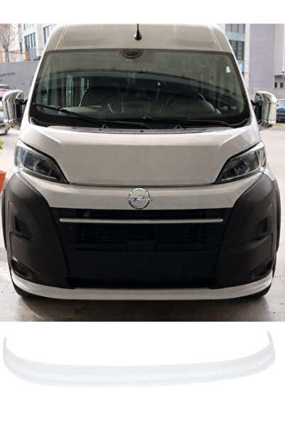 KAPOTO Opel Movano 2014-2025 Ön Tampon Lip Eki Karlık Beyaz Piano Black Akrilik