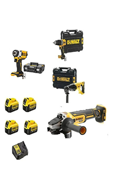 Dewalt Dcf922 ( 400 nm )+dch133( 2.6 j )+dcd805 ( 90 nm ) + dcg412 ( 125 mm )...