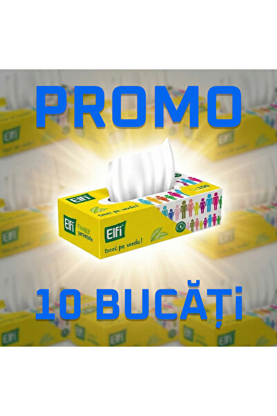 Elfi Pachet Promo - 10 Cutii de 150 Servetele in 2 Straturi