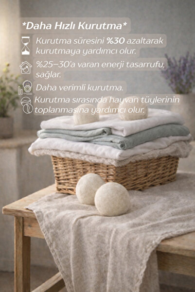 woolyball Floral Çamaşır Kokusu 4x5 ml – Kurutma Makinesi Esansı + Yün Kurutma Topu