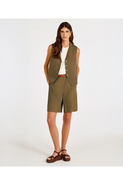 Yargıcı Classic Cut Vest with Butterfly Collar