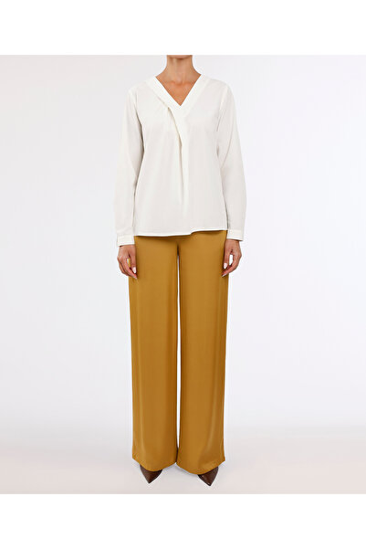Yargıcı Pileli Geniş Kesim Pantolon
