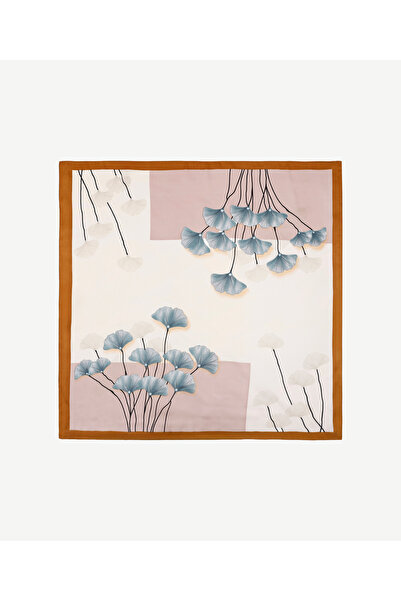 Yargıcı Çiçek Desenli Fular