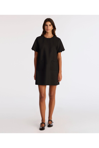 Yargıcı Loose Crew Neck Short Sleeve Dress