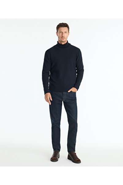 Yargıcı سترة طويلة الأكمام ذات ياقة مدورة عادية