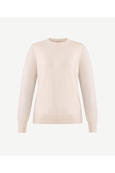 Yargıcı Silk Cashmere Regular Crew Neck Long Sleeve Sweater