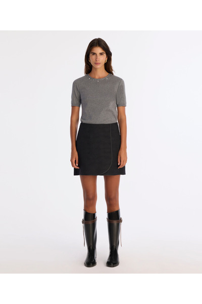 Yargıcı A Form Low Waist Skirt