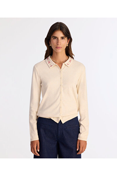 Yargıcı Regular Gömlek Yaka Uzun Kol Hırka