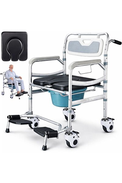 Linomag Πολυλειτουργικό κάθισμα τουαλέτας 5 σε 1 με ροδάκια, Linomag®, Αφαιρο...