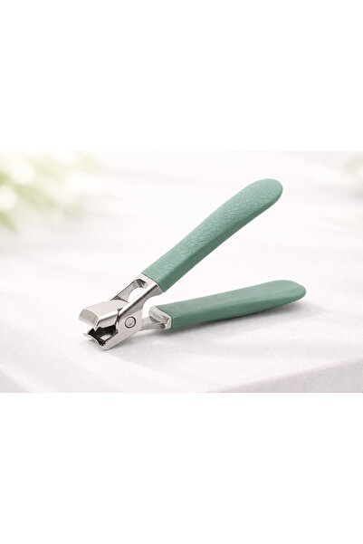 esdekor Yeşil Renk Sıçratmayan Ayak Tırnak Makası Kesici 1 Adet Geniş Ağızlı ...