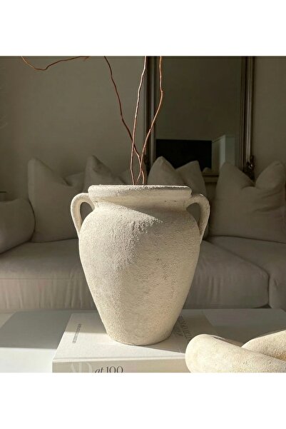 Yalda atelier Sovana Dokulu El Yapımı kuplu Vazo