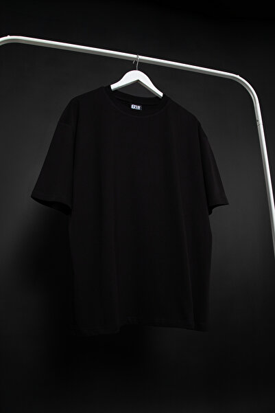 Sekizbiraltı Μπλουζάκι 816 Design Μαύρο Premium Oversize