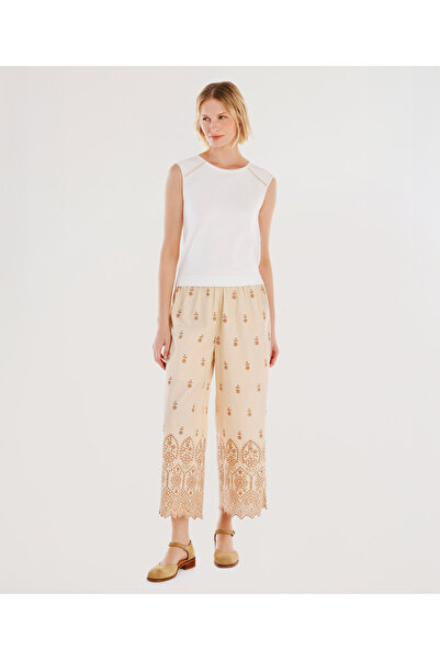 Yargıcı Embroidery Detailed Trousers