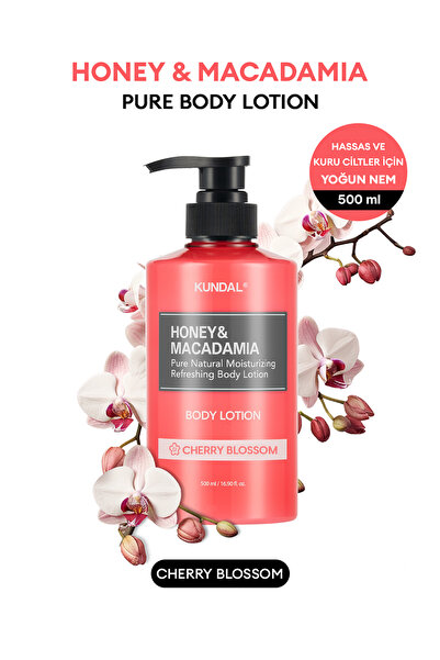 Kundal لوشن مرطب ومغذي للجسم كوندال لوشن الجسم النقي بالعسل والمكاديميا (زهر ...