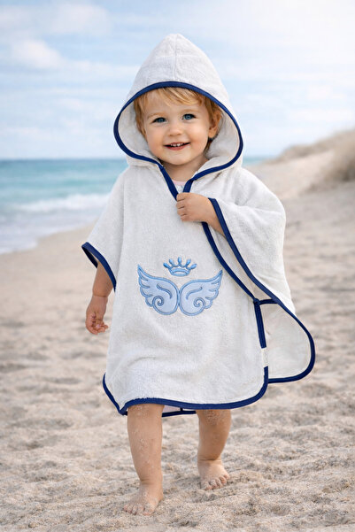 Tomuycuk 100% Cotton & Baby Bath Towel - Soft & Embroidered Pareo Bathrobe