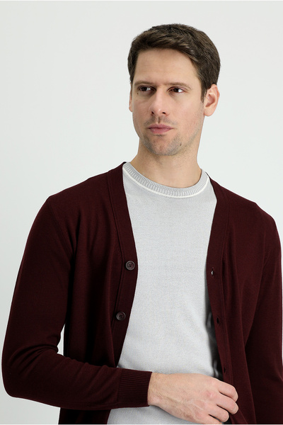Kiğılı Tricotaj din bumbac Cardigan