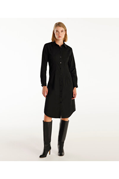 Yargıcı Long Sleeve Shirt Dress with Cuff Detail