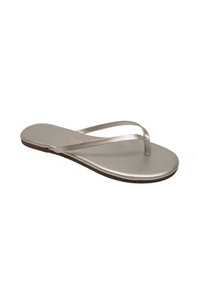 Tkees Flip-flops de damă clasici, argintii, eleganți, de zi cu zi