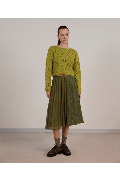 Yargıcı Uzun Kollu Bisiklet Yakalı Triko