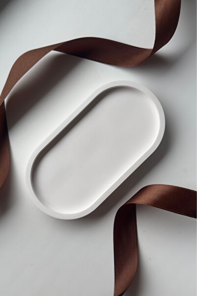 Mandalin Art Studio Οβάλ Διακοσμητικό Πλακάκι Μπετόν