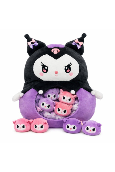 OEM Jucarie de Plus Kuromi cu Pui Mov, 40 cm, Plus Mare si Pufos pentru Copii