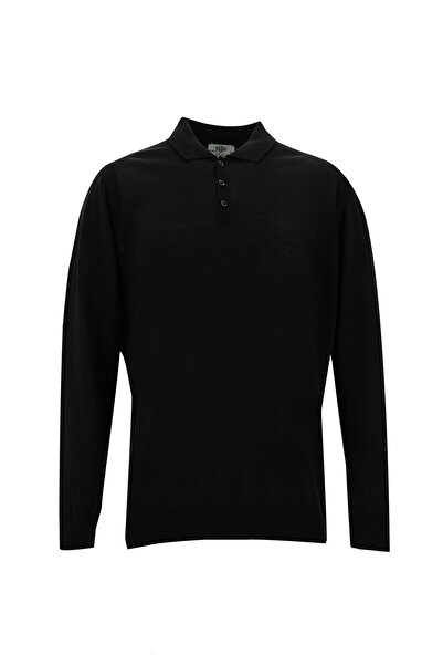 Kiğılı Pulover de tricotaj cu gât polo