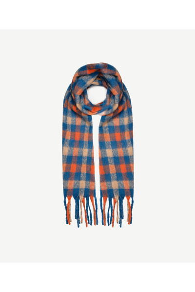 Yargıcı Small Square Patterned Shawl