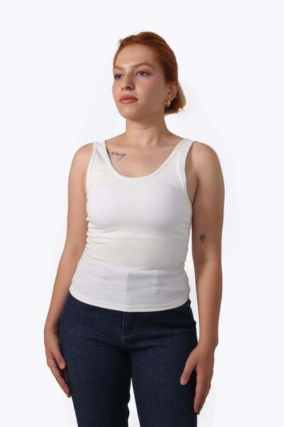 Mckanzie 5058 Model Crop Tank Top - Inside Covered Design