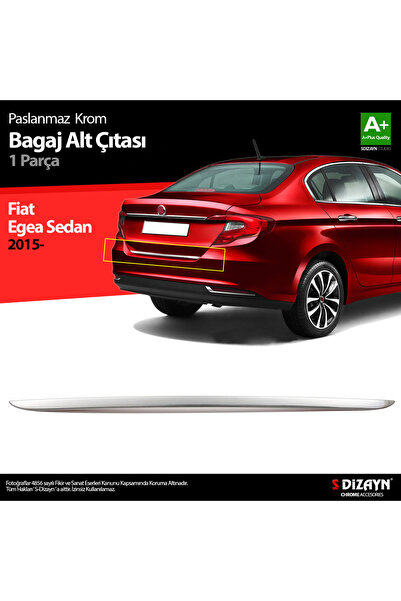 S Dizayn S-Dizayn Fiat Egea SD Krom Bagaj Alt Çıtası 2015 Üzeri 5822030