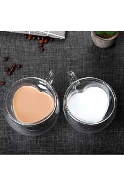 dealshopromania Σετ 12 διπλοτοίχων φλιτζανιών καφέ από ανθεκτικό στη θερμότητ...