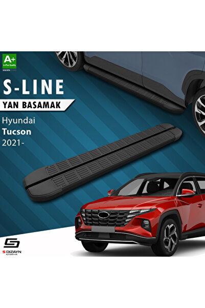 S Dizayn Hyundai Tucson 4 S-Line Siyah Yan Basamak 173 Cm 2021 Üzeri A+ Kalit...