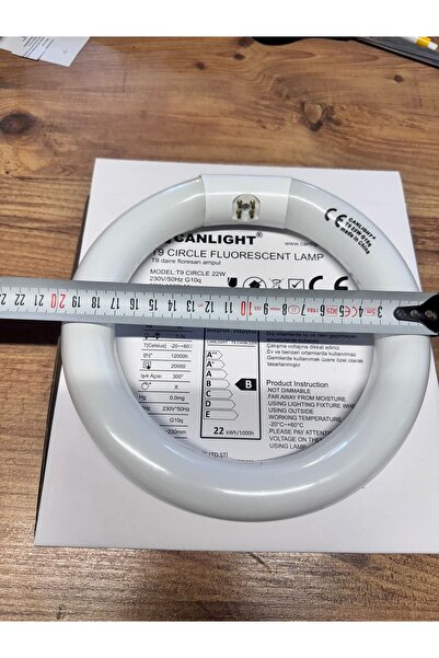 şavk Simit Floresan Ampul 22w T9 Beyaz 6500k Özel Ampul Serisi