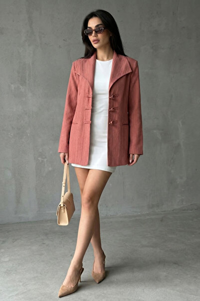 Madmext Jachetă de damă Blazer cu detaliu de legare Mg2482