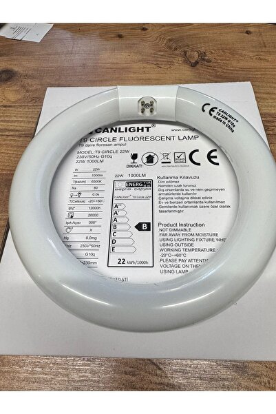 Genel Markalar T9 22w Simit Floresan G10q 22w/865 ÜRÜNÜN ÇAPI 20CM DİR KÜÇÜK ...