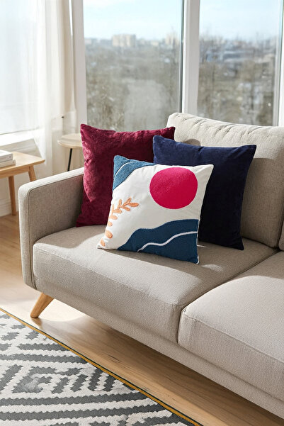 ASDİVA Διακοσμητικό κάλυμμα μαξιλαριού πανοραμικής προβολής 3 τεμαχίων – Bohe...