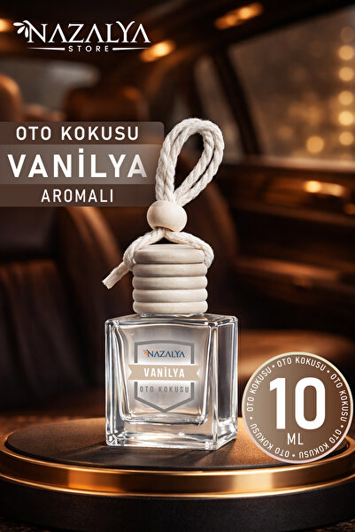 Nazalya Oto Araç Kokusu Vanilya Aromalı Araba Ortam Parfümü 5ml