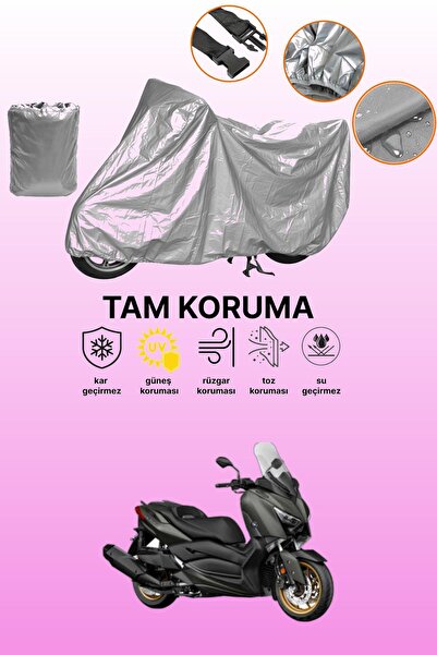 dokaca Gray Tail Bag and Lock Mismatched Yamaha X-Max 400 Compatible Motorcyc...
