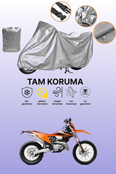 dokaca حقيبة خلفية رمادية اللون وقماش دراجة نارية متوافق مع KTM 300 EXC