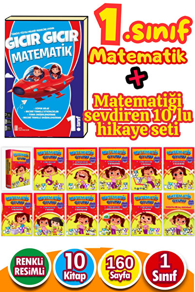 Ata Yayıncılık 1. Sınıf Yeni Nesil hikaye seti ve Etkinlik Yaprakları Matematik