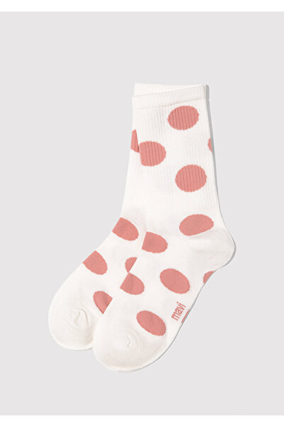 Mavi Polka Dot Ecru Socks 1913947-25705