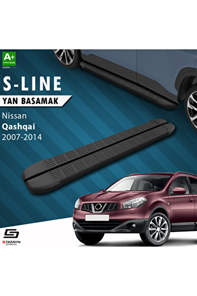 S Dizayn Nissan Qashqai S-Line Siyah Yan Basamak 173 Cm 2007-2014 A+ Kalite N...